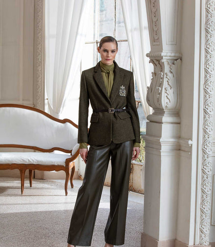 Pantalone ecopelle