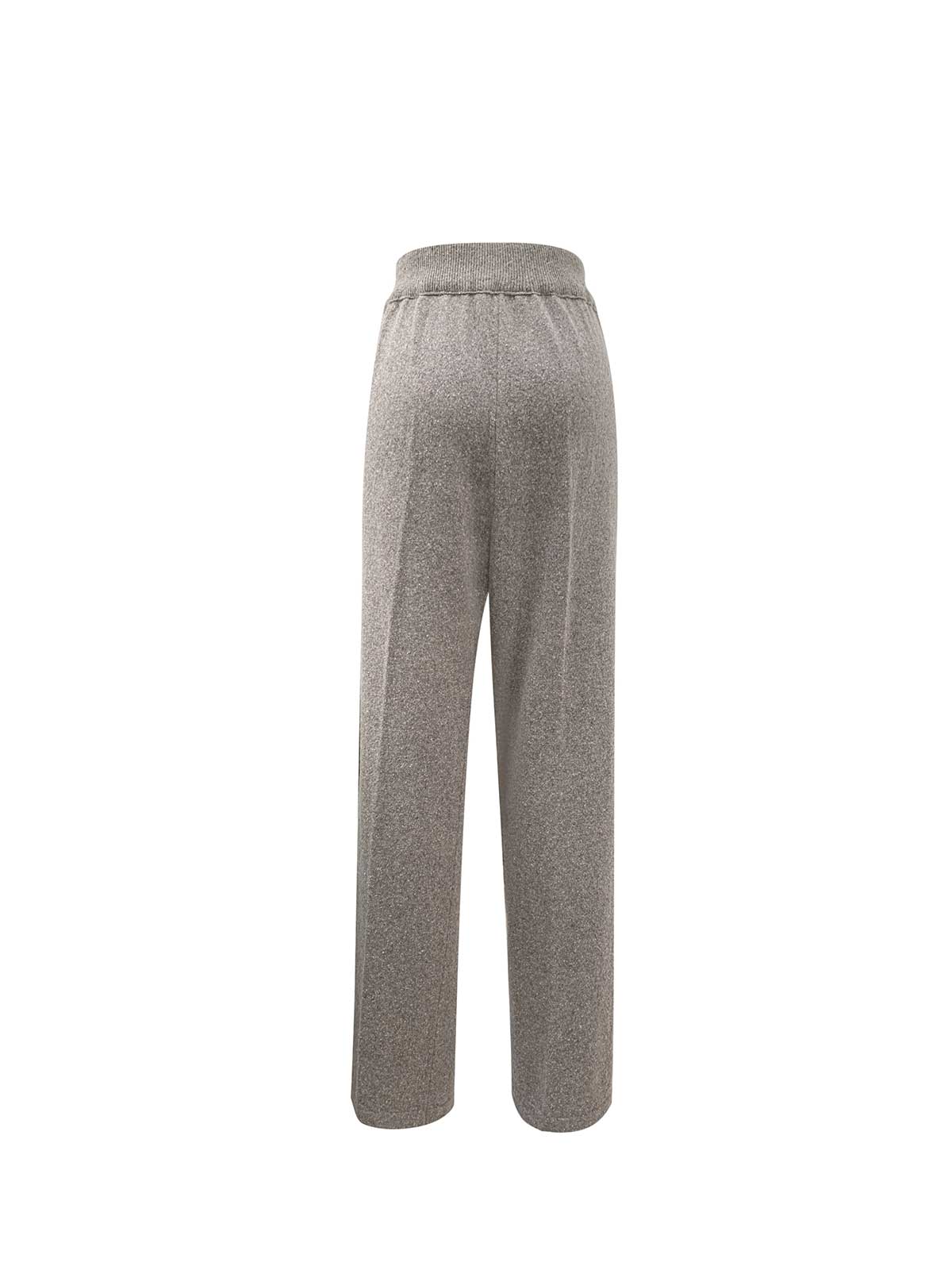 Pantalone in lana e seta