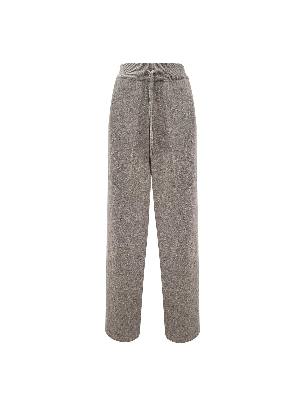 Pantalone in lana e seta