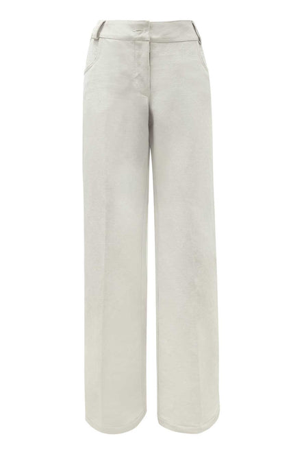 Pantalone in lino e cotone