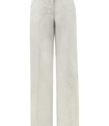 Pantalone in lino e cotone