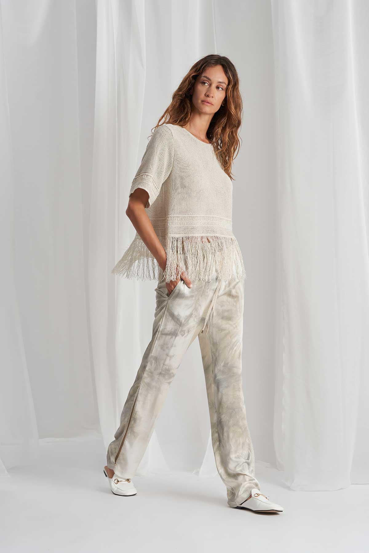 Pantalone in viscosa