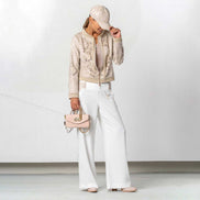 Pantaloni con inserti