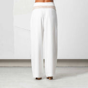 Pantaloni con inserti