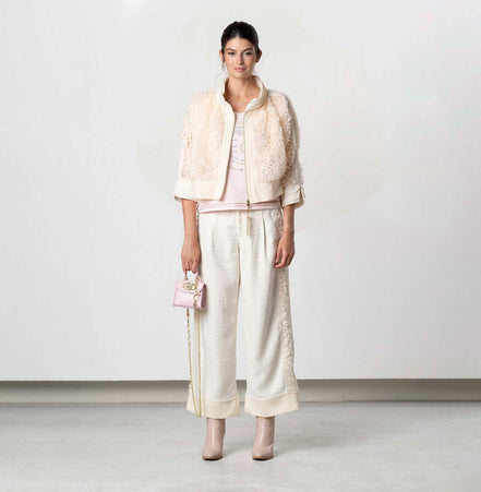 Pantaloni con paillettes
