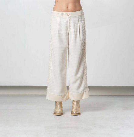 Pantaloni con paillettes