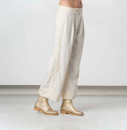 Pantaloni con paillettes