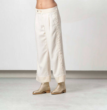Pantaloni con paillettes