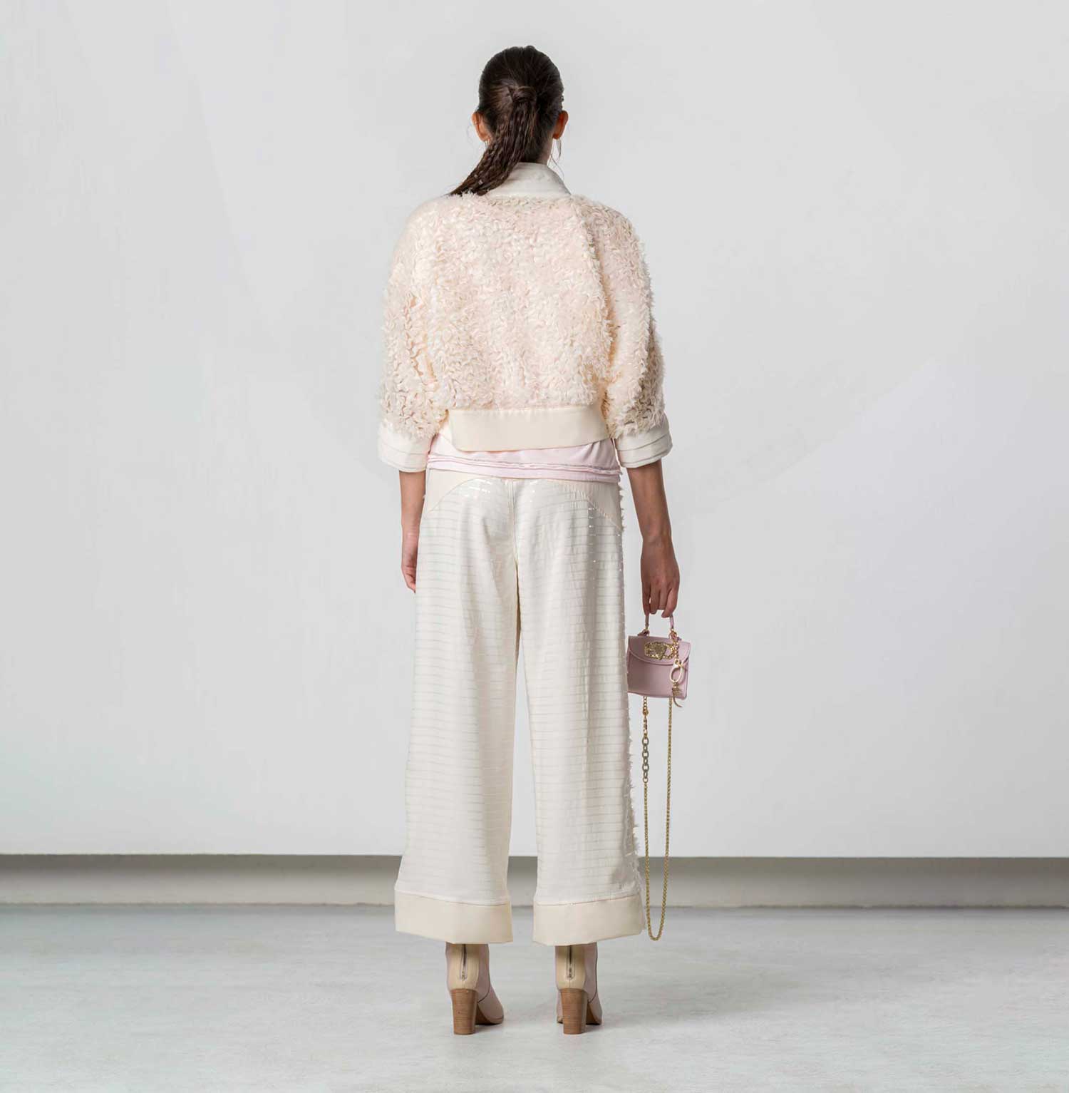 Pantaloni con paillettes