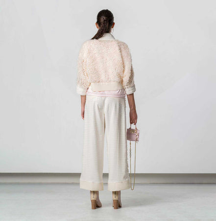 Pantaloni con paillettes