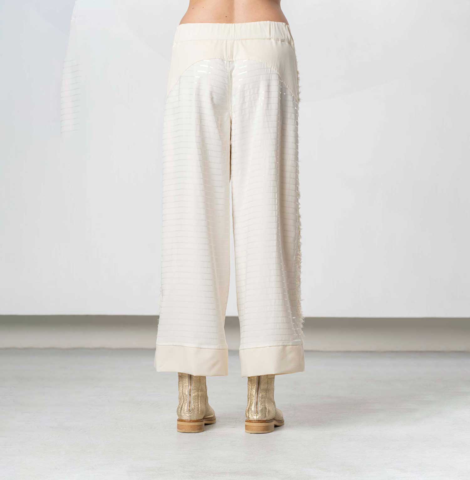 Pantaloni con paillettes