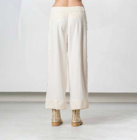 Pantaloni con paillettes