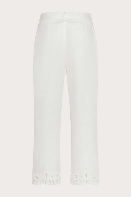 Pantaloni con ricamo