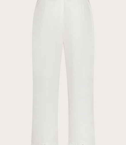 Pantaloni con ricamo