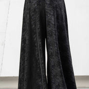 Pantaloni eco pelle palazzo