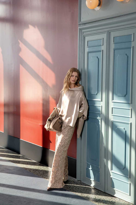 Pantaloni in pizzo