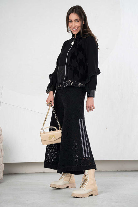 Pantaloni in pizzo