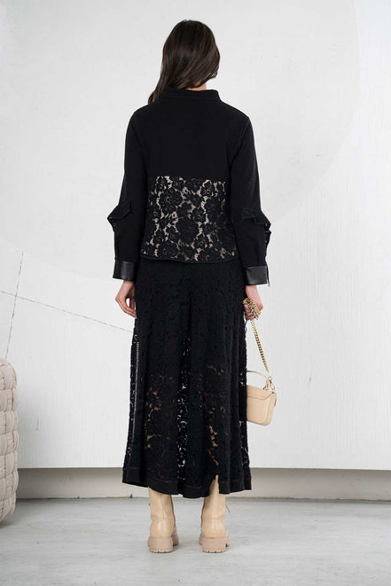 Pantaloni in pizzo