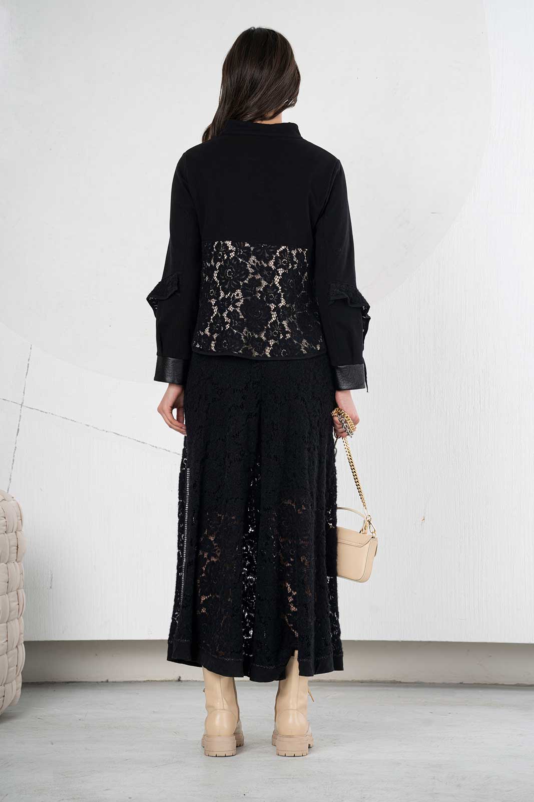 Pantaloni in pizzo
