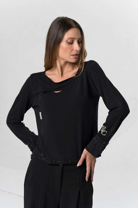 T-shirt in viscosa