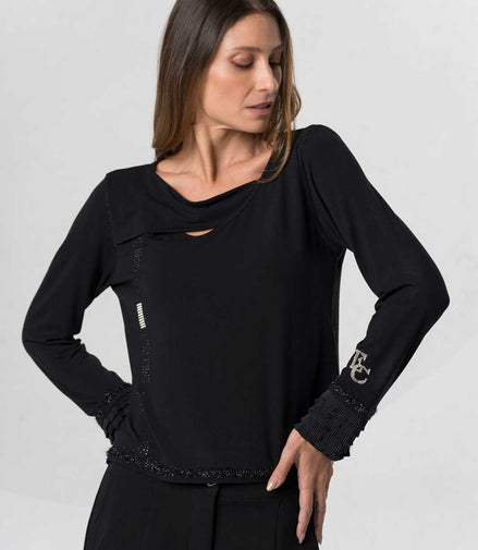 T-shirt in viscosa