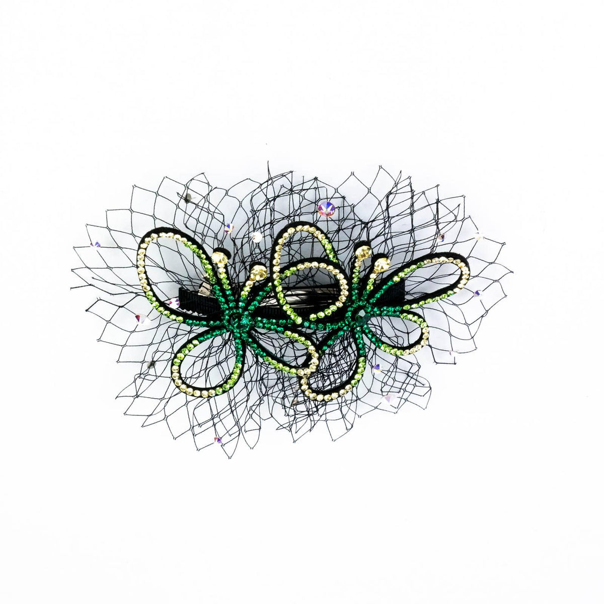 Fermaglio per capelli verde