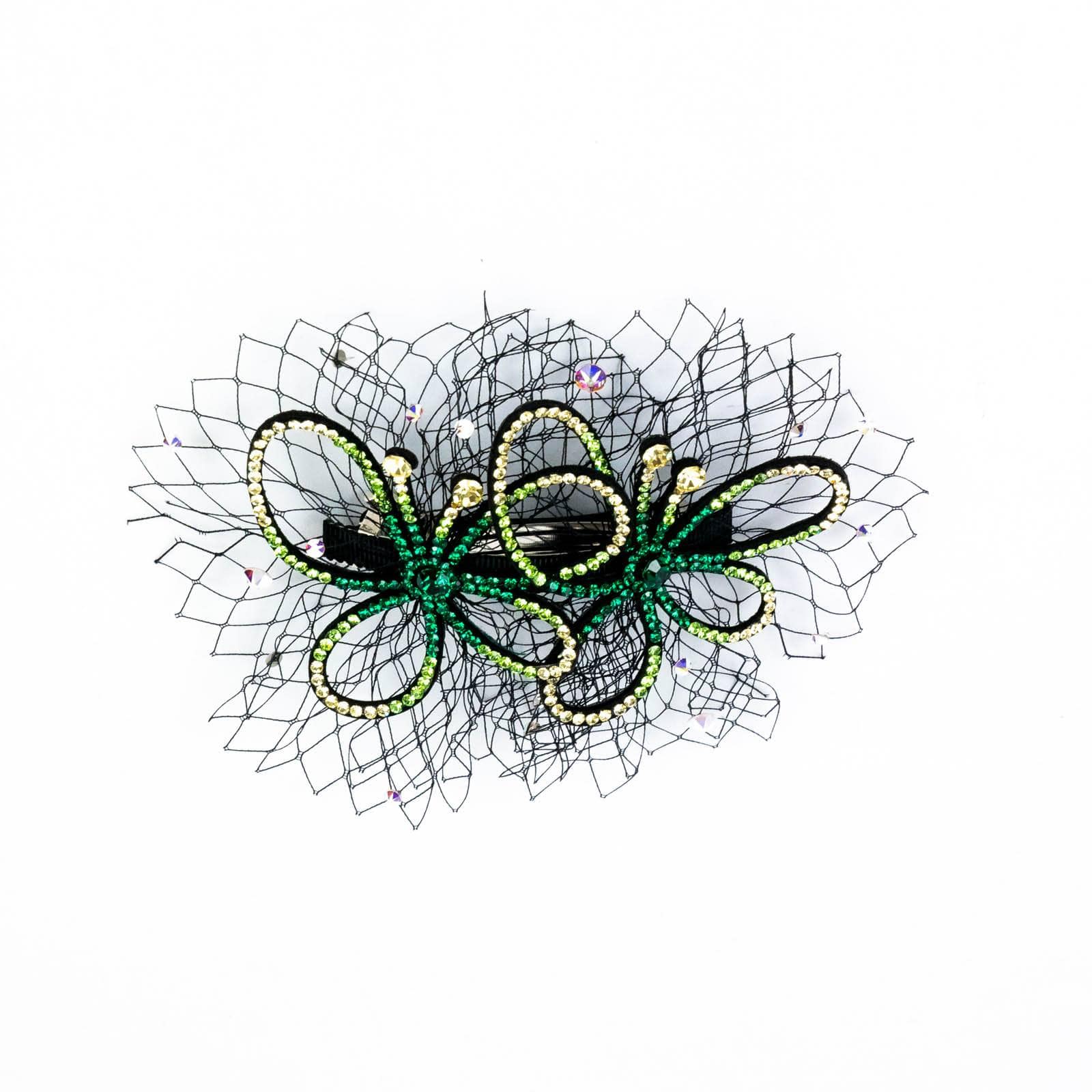 Fermaglio per capelli verde