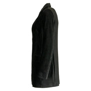Giacca Blazer nero in velluto