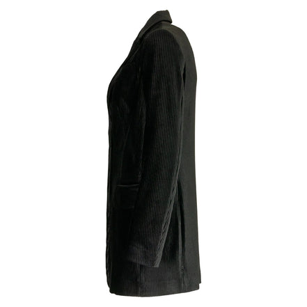 Giacca Blazer nero in velluto