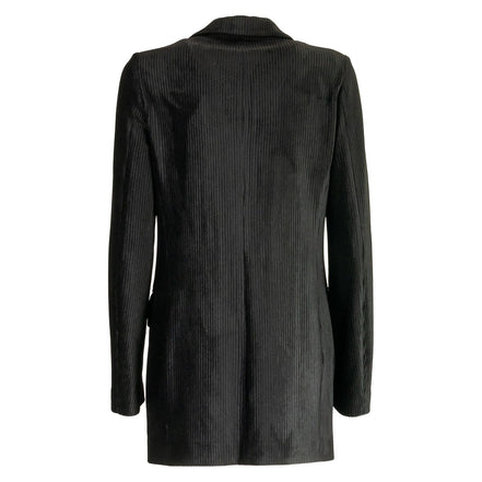 Giacca Blazer nero in velluto
