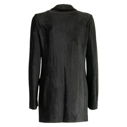 Giacca Blazer nero in velluto
