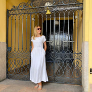 Abito lungo bianco