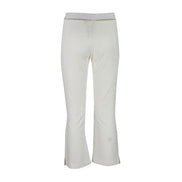 Pantaloni bianchi con bottoni