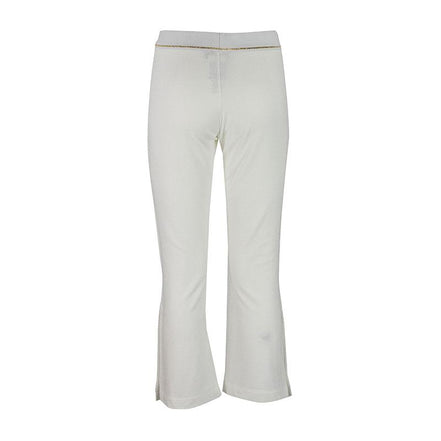 Pantaloni bianchi con bottoni