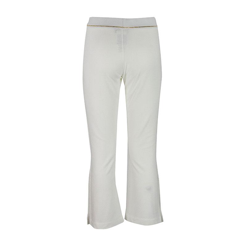 Pantaloni bianchi con bottoni
